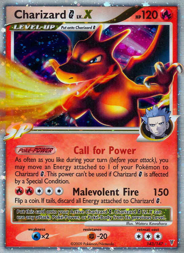 Charizard G LV.X 143/147 - Supreme Victors Holofoil - Game Nerdz