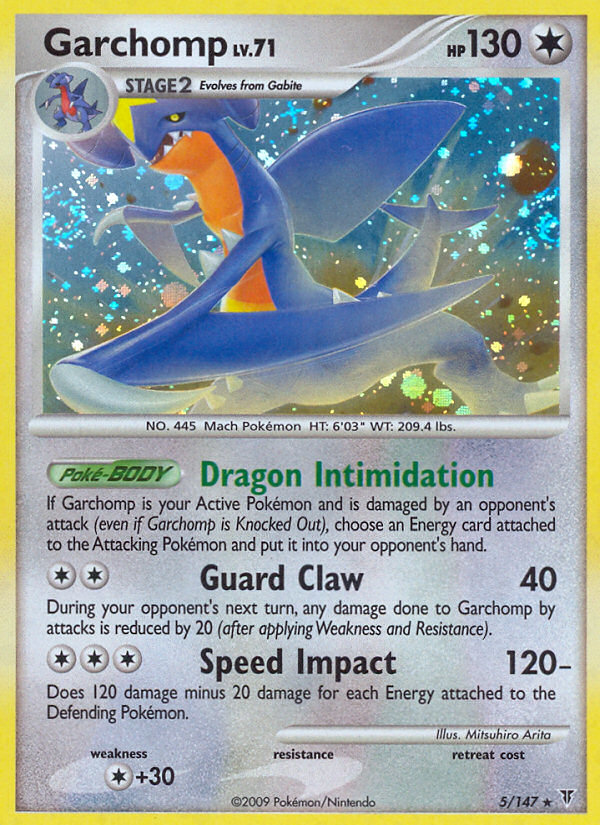 garchomp pokemon card value PokeDATA Evolves from Gabite Type Garchomp 5/147 - Supreme Victors