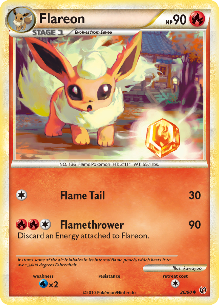 Flareon 26/90 - HSUndaunted - Game Nerdz