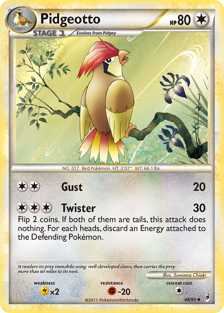 Pidgeotto 48/95 - Call of Legends - Game Nerdz Pidgeotto 48/95 - Call of Legends - Game Nerdz