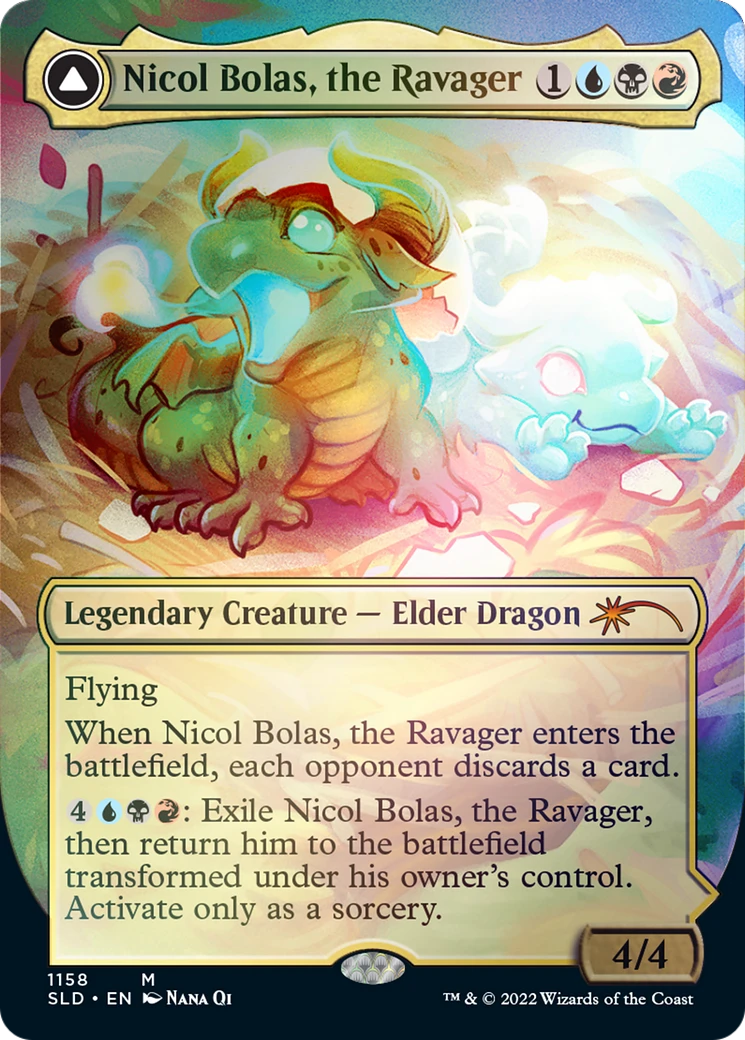 Nicol Bolas, the Ravager // Nicol Bolas, the Arisen (SLD-1158
