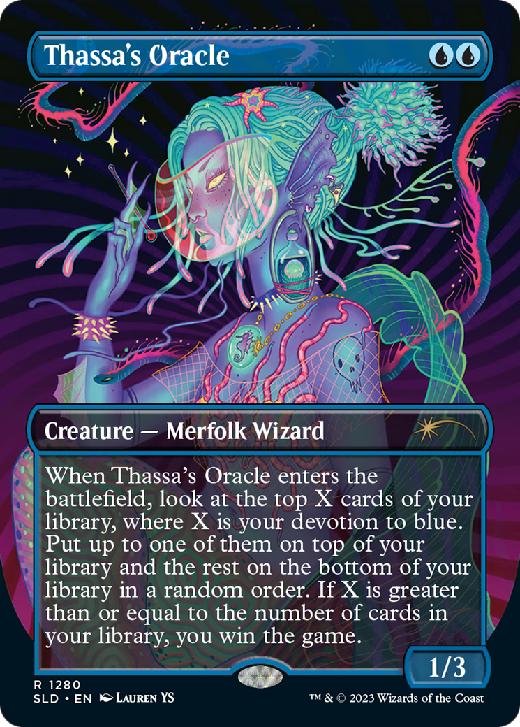 MTG タッサの神託者 Thassa's Oracle SLD FOIL Thassa's Oracle (SLD-1280) - Secret Lair Drop (Borderless) Foil