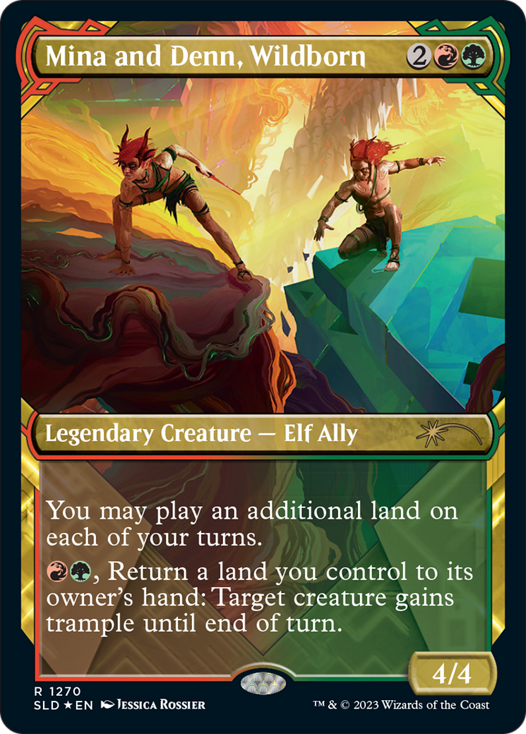 Mina and Denn, Wildborn (SLD-1270) - Secret Lair Drop: (Showcase