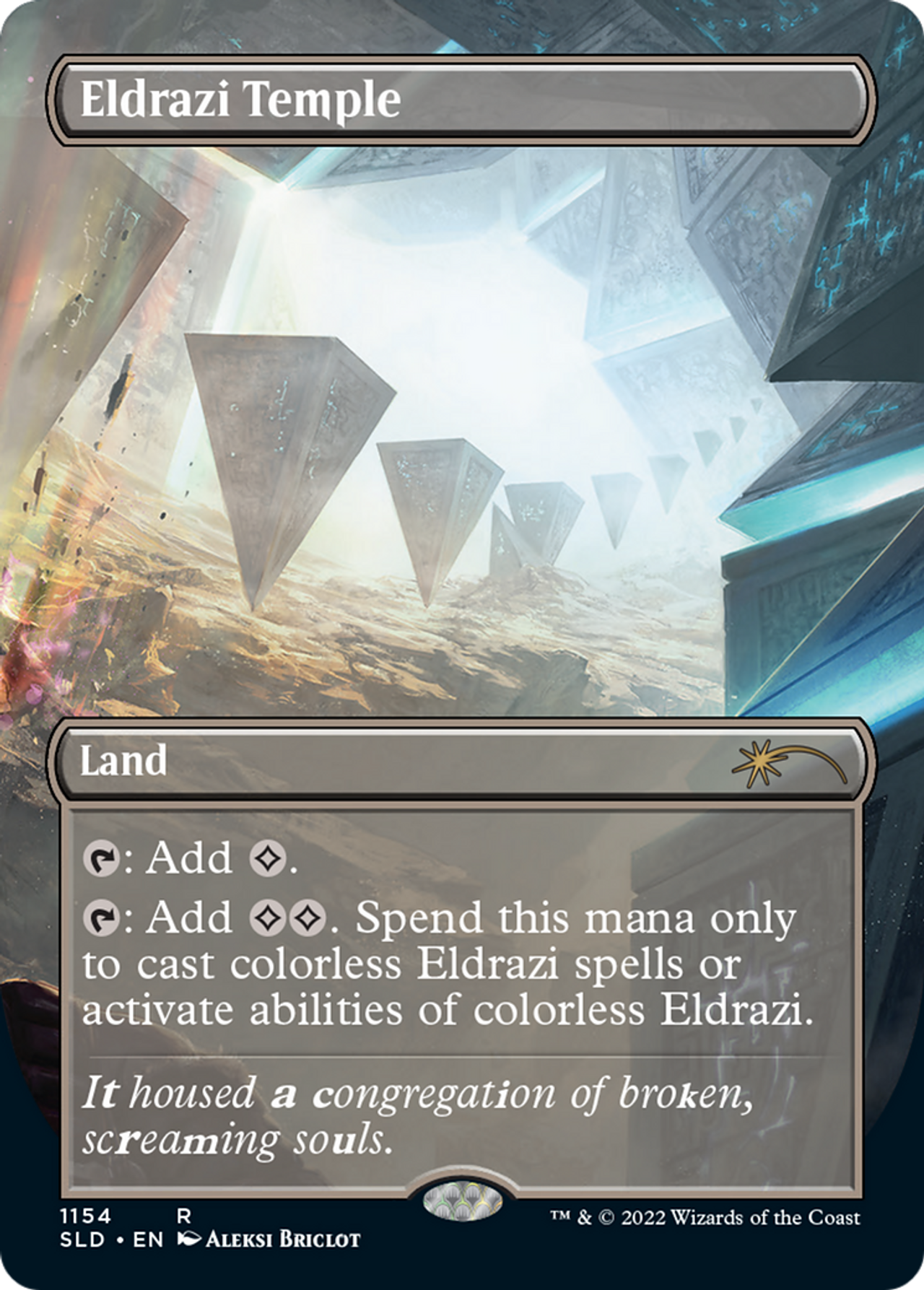 MTG secretlair エルドラージの寺院 foil Eldrazi Temple (SLD-1154) - Secret Lair Drop (Borderless