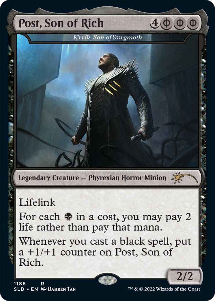 K'rrik, Son of Yawgmoth (SLD-1186) - Secret Lair Drop / Post, Son
