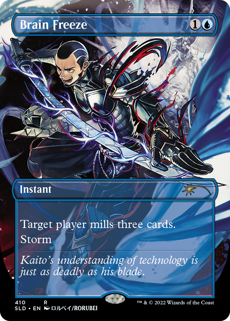 Brain Freeze (SLD-410) - Secret Lair Drop (Borderless) Foil - Game