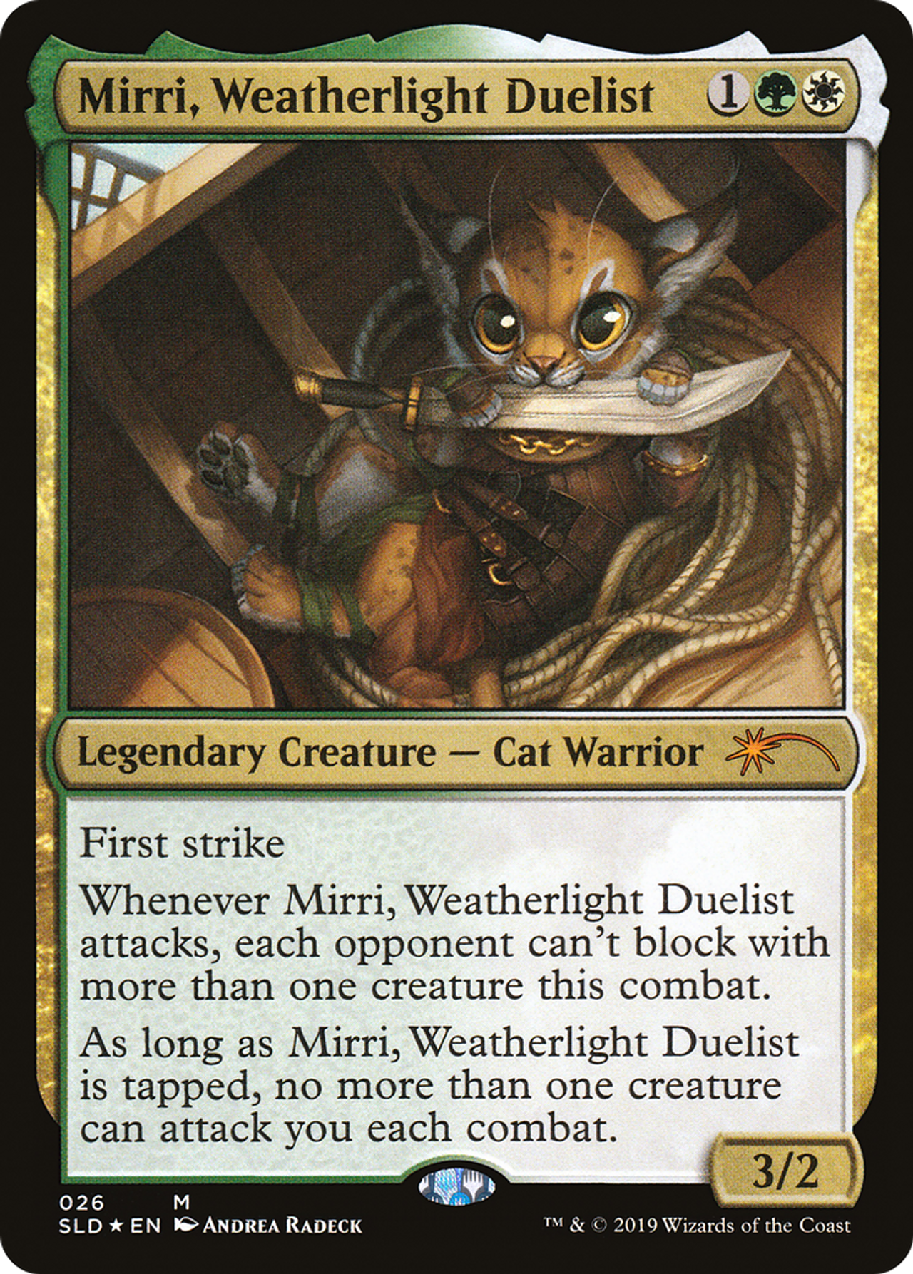 Mirri, Weatherlight Duelist (SLD-026) - Secret Lair Drop