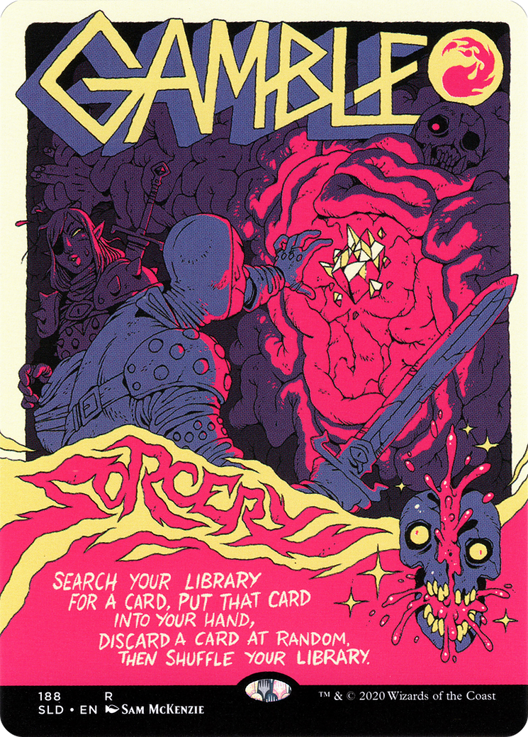 Gamble (SLD-188) - Secret Lair Drop (Borderless) - Game Nerdz