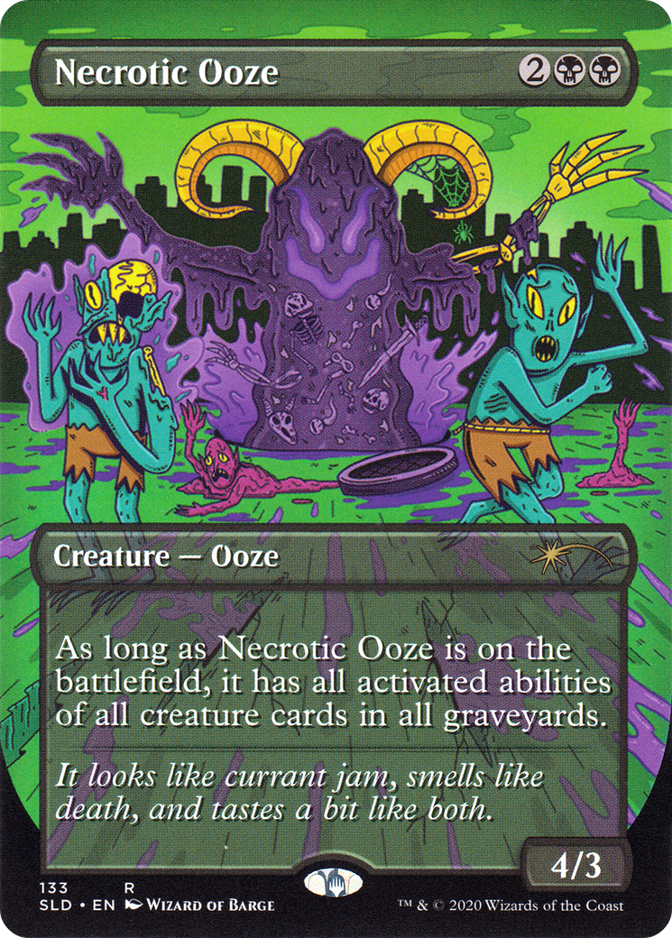 Necrotic Ooze (SLD-133) - Secret Lair Drop (Borderless) - Game Nerdz