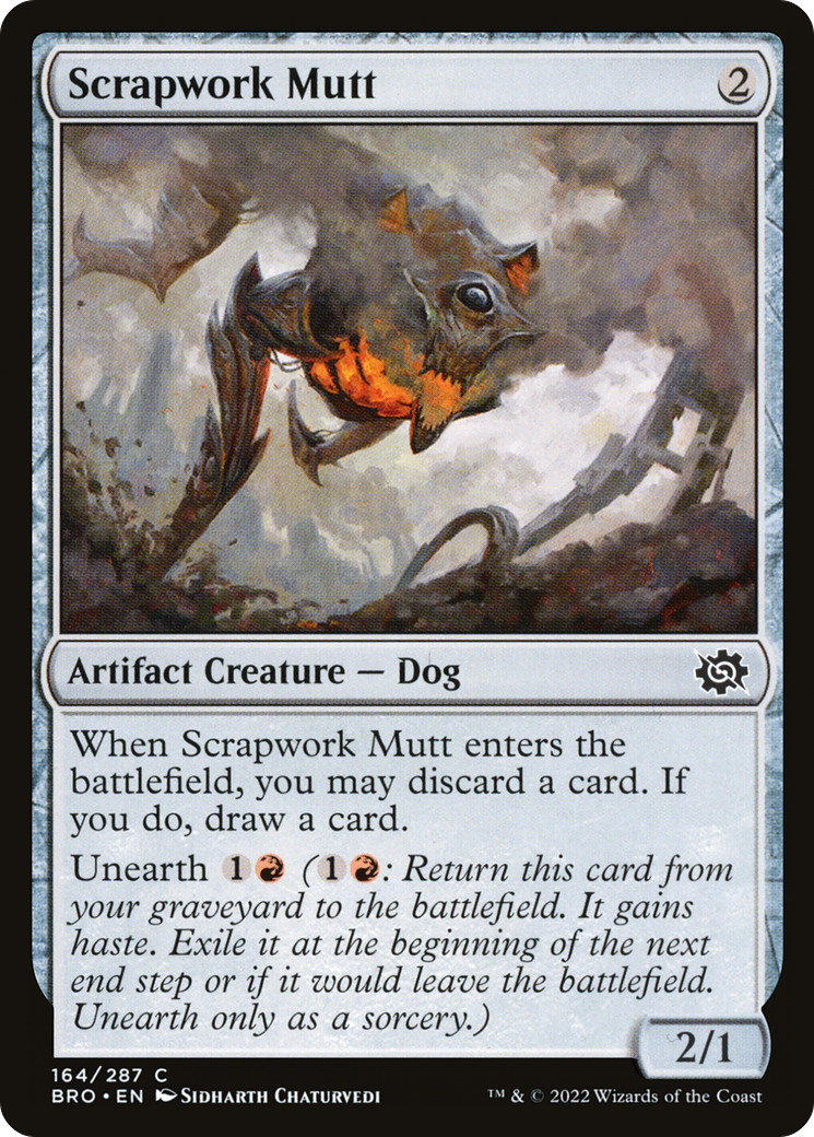 Scrapwork Mutt (BRO-164) - The Brothers' War Foil - Game Nerdz
