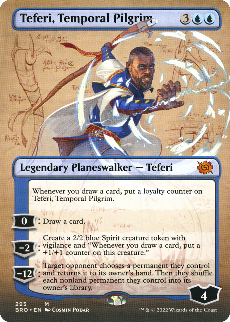 mtg teferi cards Teferi, Hero of Dominaria - Extended Art Secret Lair NM MTG