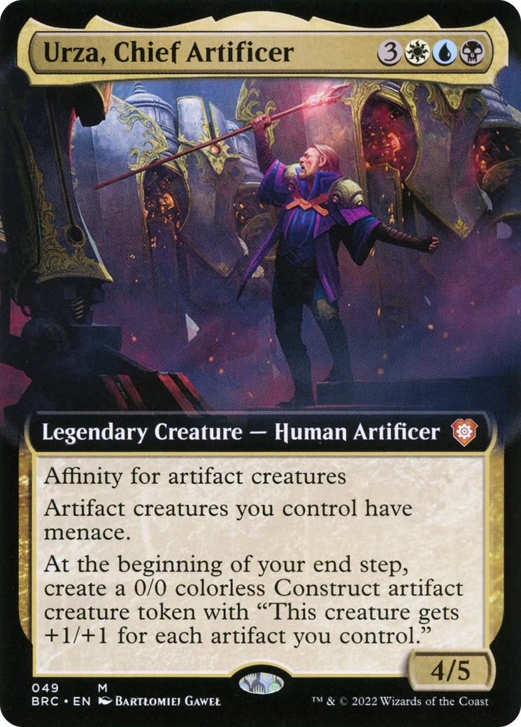 Urza, Chief Artificer (BRC-049) - The Brothers' War Commander