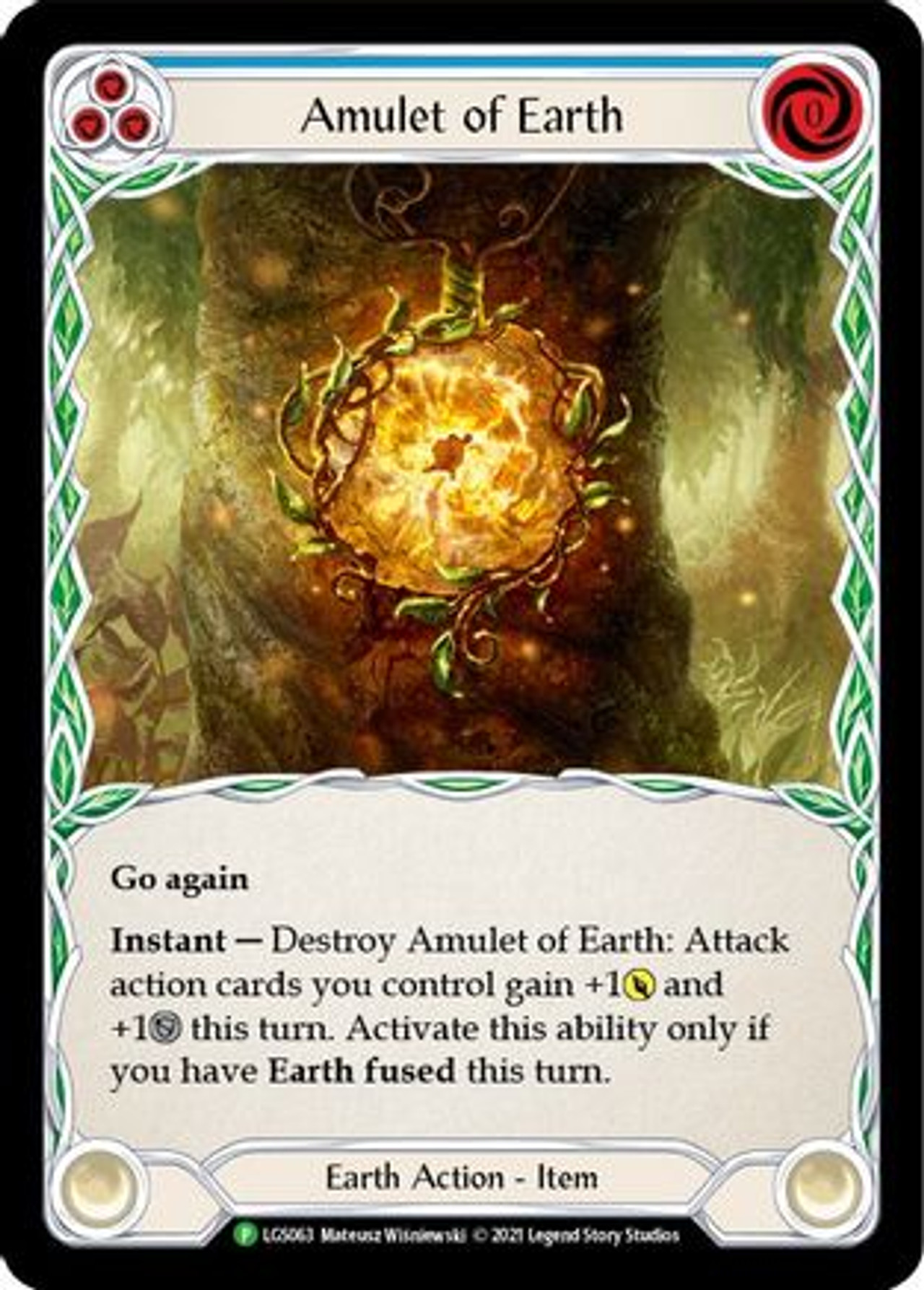 Runechant (Earth) Cold Foil　FaB Runechant (Earth) - FAB283 - Flesh and Blood: Promo Cards