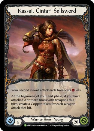 Kassai, Cintari Sellsword (HER029) Flesh and Blood: Promo Cards