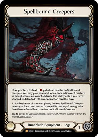 Spellbound Creepers (ELE224) Tales of Aria 1st Edition Cold Foil 