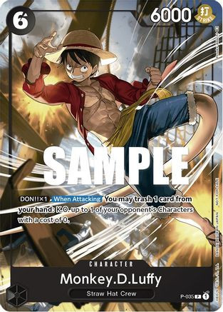 Monkey.D.Luffy (Pirates Party Vol. 3) (P-035) One Piece Promotion