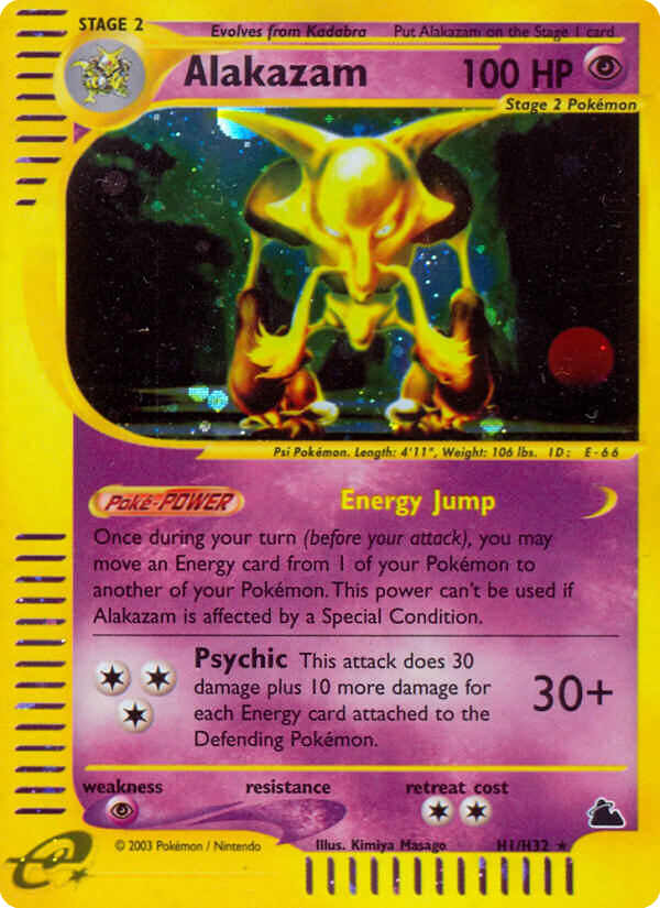 Alakazam H1/144 - Skyridge Holofoil - Game Nerdz