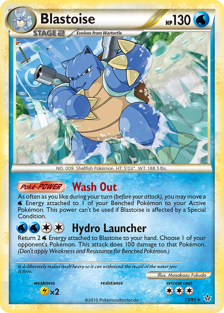 Blastoise 13/95 - HSUnleashed - Game Nerdz