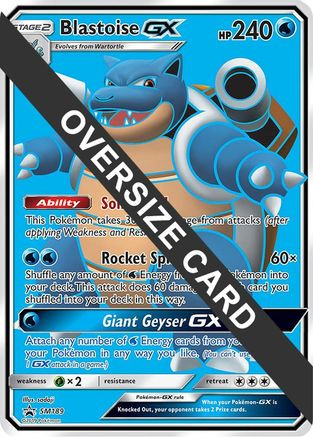 Blastoise GX - SM189 (Black Star Promos) SM189 - Jumbo Cards