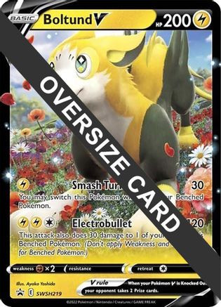 Boltund V - SWSH219 SWSH219 - Jumbo Cards Holofoil - Game Nerdz