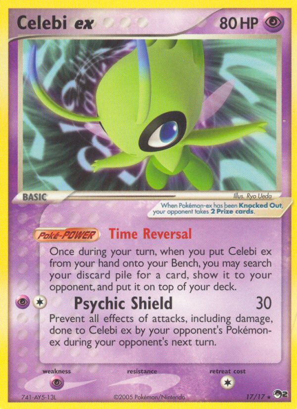 Celebi ex 17/17 - POP Series 2 - Game Nerdz