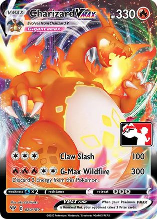 Charizard VMAX 20 - Prize Pack Series Cards Holofoil - Game Nerdz