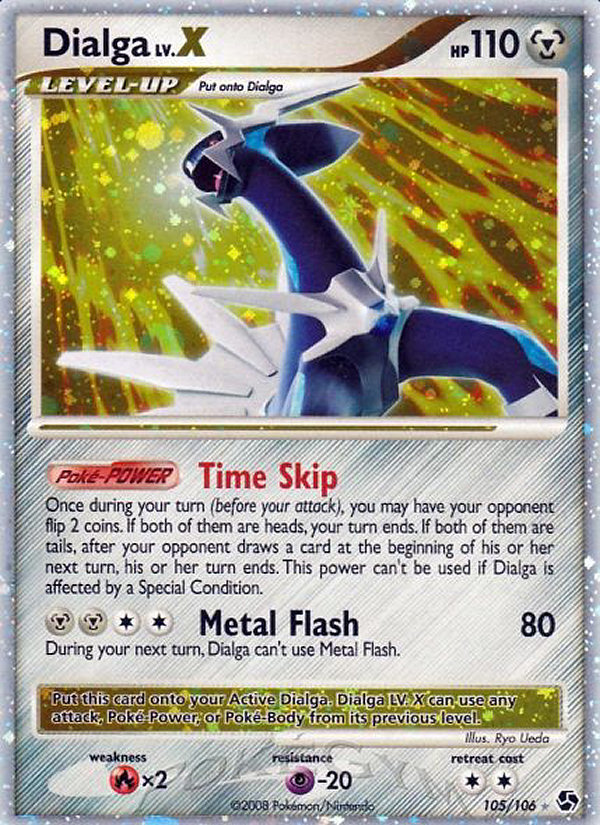 Dialga LV.X 105/106 - Great Encounters Holofoil - Game Nerdz
