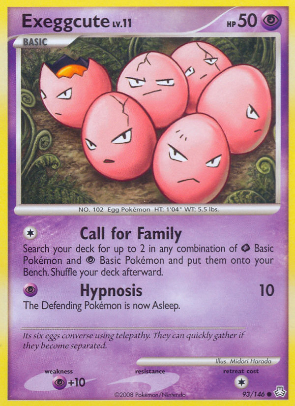 Exeggcute 93/146 - Legends Awakened Reverse Holofoil - Game Nerdz