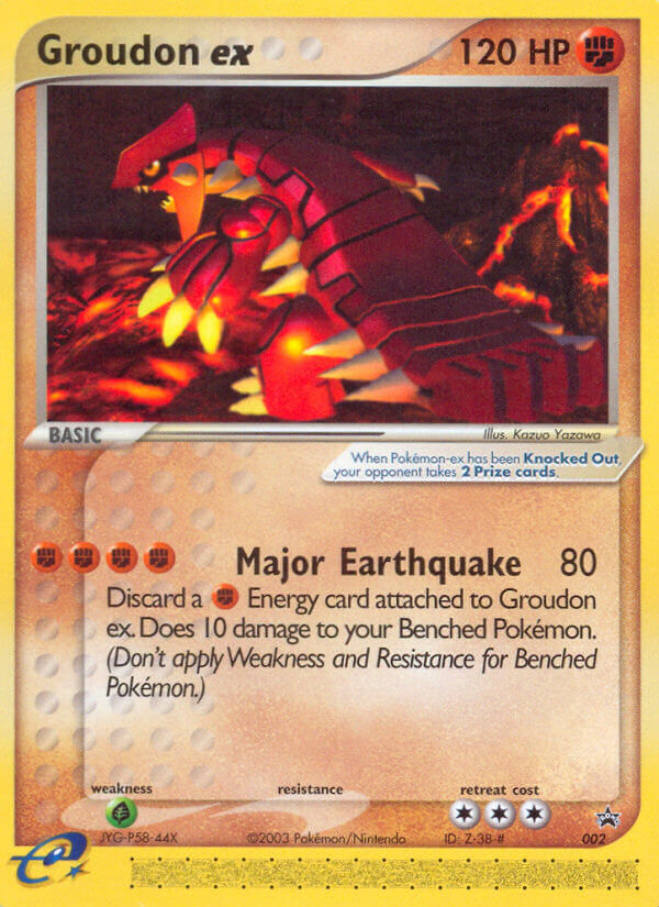 Groudon ex 2/40 - Nintendo Black Star Promos - Game Nerdz