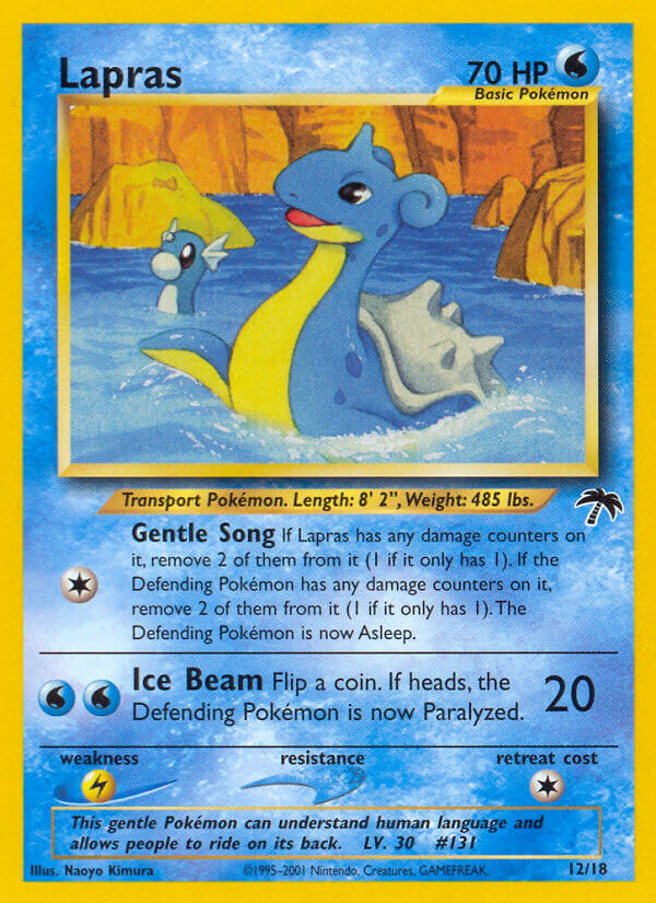 Lapras Southern s 英語版 12/18 Lapras 12/18 - Southern Islands - Game Nerdz
