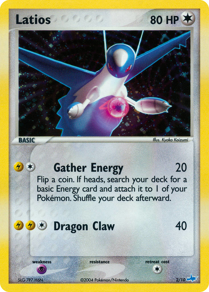 Latios 2/10 - EX Trainer Kit Latios Holofoil - Game Nerdz Latios 2/10 - EX Trainer Kit Latios Holofoil - Game Nerdz