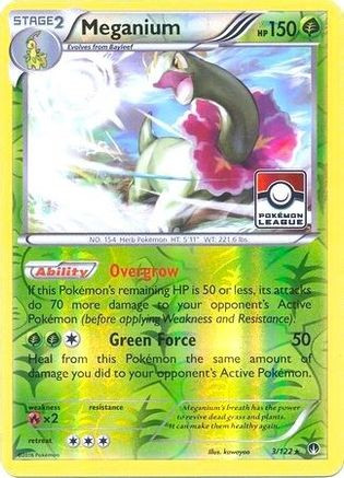 Meganium - 3/122 (Pokemon League) 3 - League Championship Cards Reverse  Holofoil - Game Nerdz