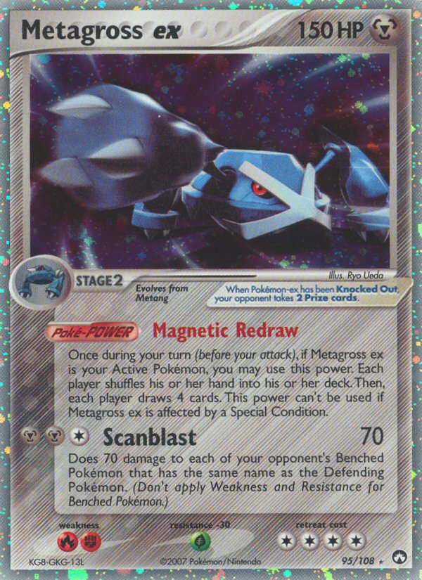 Metagross ex 95/108 - Power Keepers Holofoil - Game Nerdz