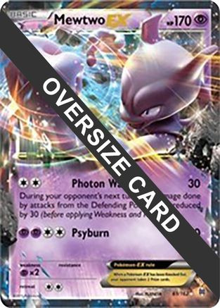 Mewtwo EX - 61/162 61 - Jumbo Cards Holofoil - Game Nerdz