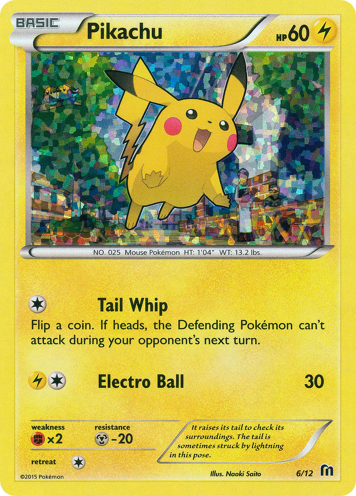 Pikachu 6/12 - McDonalds Collection 2016 Holofoil - Game Nerdz