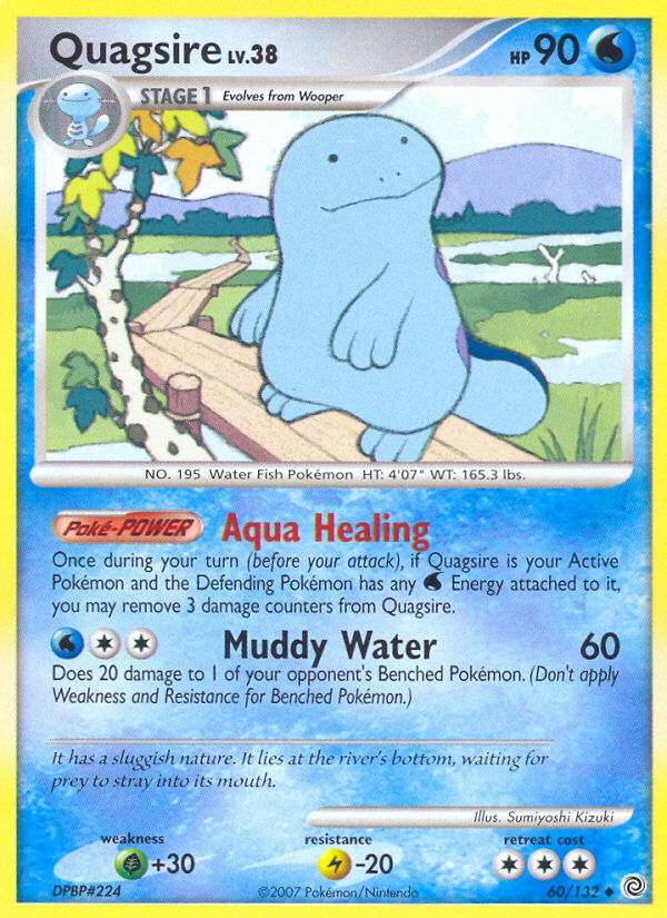 pokemon cards quagsire TCG: Scarlet & Violet - Surging Sparks 3-Pack Blister remove all Special Conditions and 2 damage counter from Quagsire Quagsire (26/109) (Stamped) [EX: Team