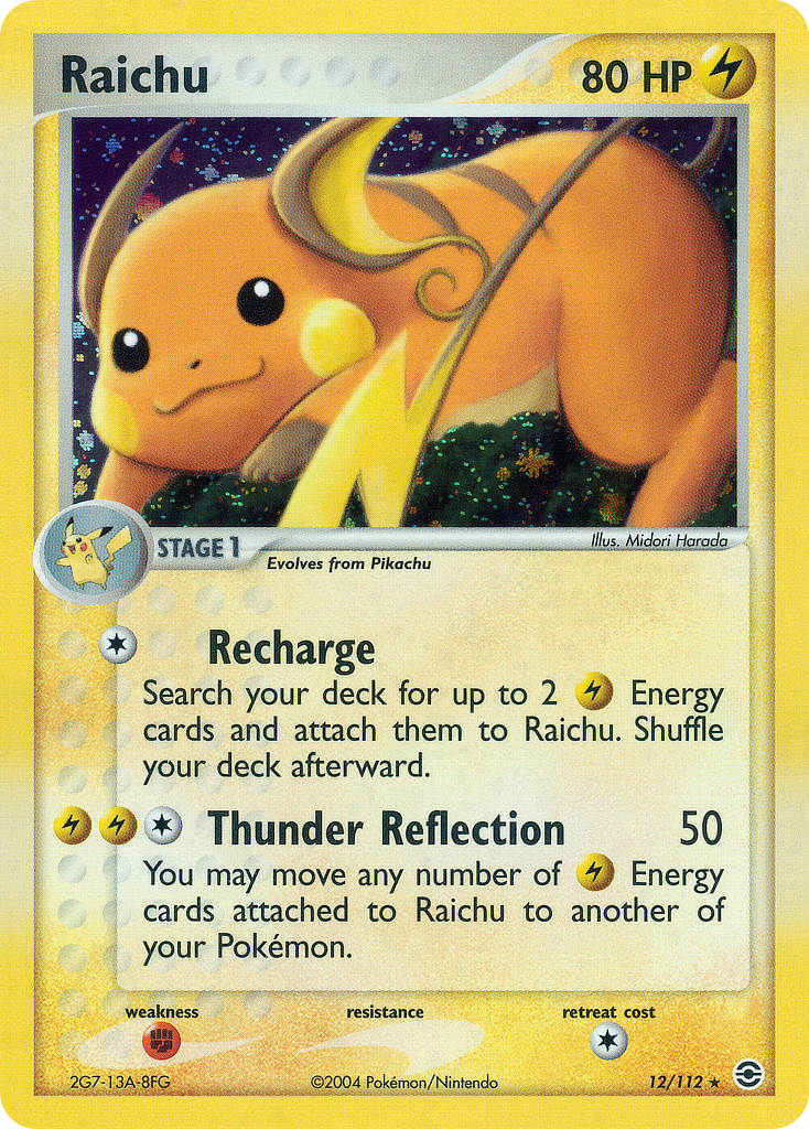 raichu pokemon card value Amazon.com: Wizards of the Coast Pokemon Fossil Rare Card #29 Raichu  Trading Card : Toys & Games main image 0