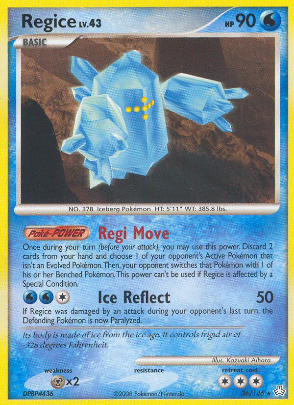 Regice 36/146 - Legends Awakened - Game Nerdz