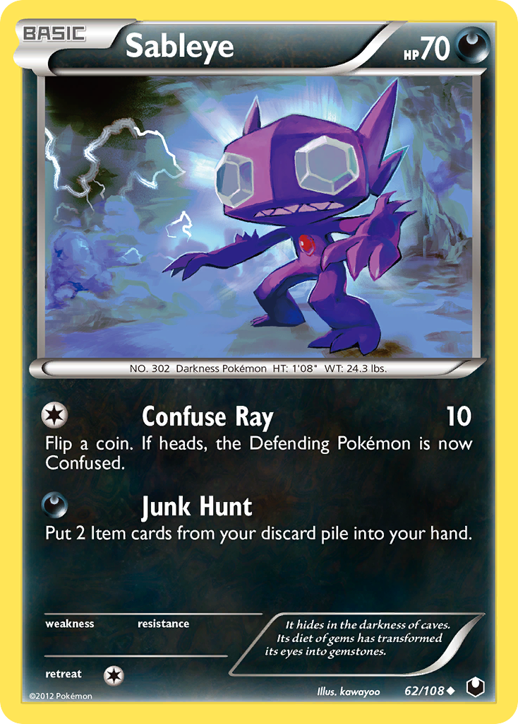 basic sableye pokemon card Sableye - SWSH07: Evolving Skies [REVERSE HOLO]