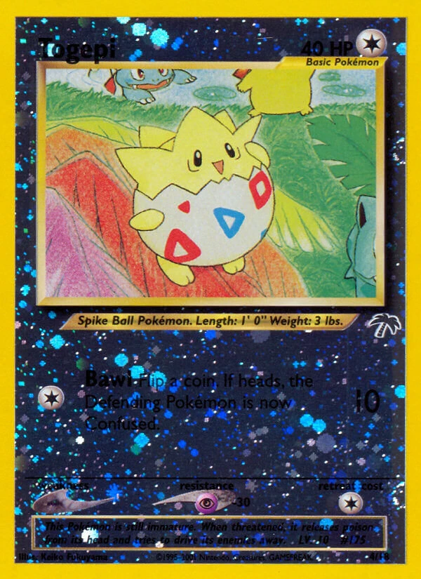 Togepi Southern s 英語版 4/18 Togepi 4/18 - Southern Islands Reverse Holofoil - Game Nerdz