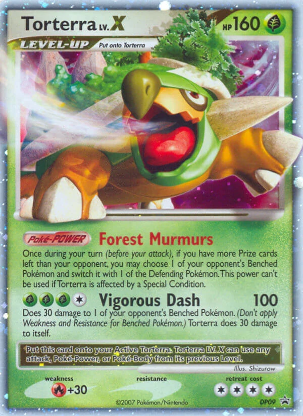 ポケモンカード　ドダイトスLV.X Torterra Torterra LV.X DP09/56 - DP Black Star Promos Holofoil - Game Nerdz