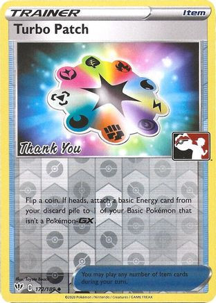 Turbo Patch 172/189 (Pokemon League) [Thank You] 172 League