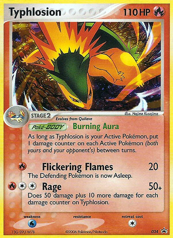Pokemon Typhlosion 34/40 - Nintendo Black Star Promos Holofoil - Game Nerdz