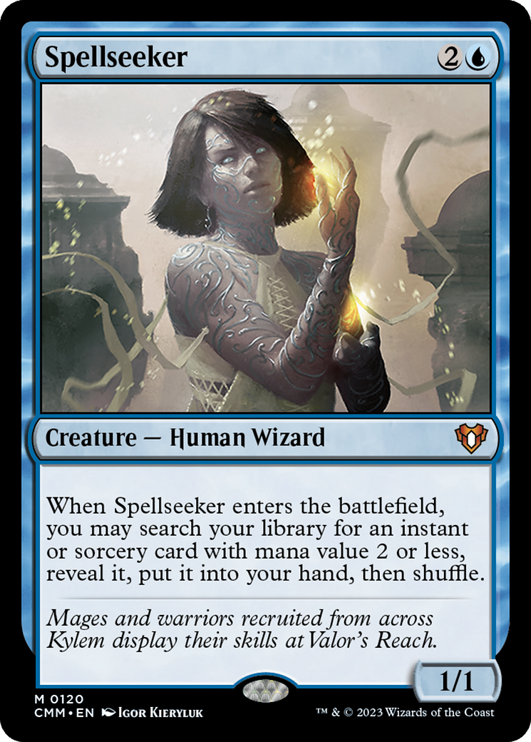 mtg blue search your library for a card Artificer's Intuition block) element.class Slimefoot's Survey (DMU-178) - Dominaria