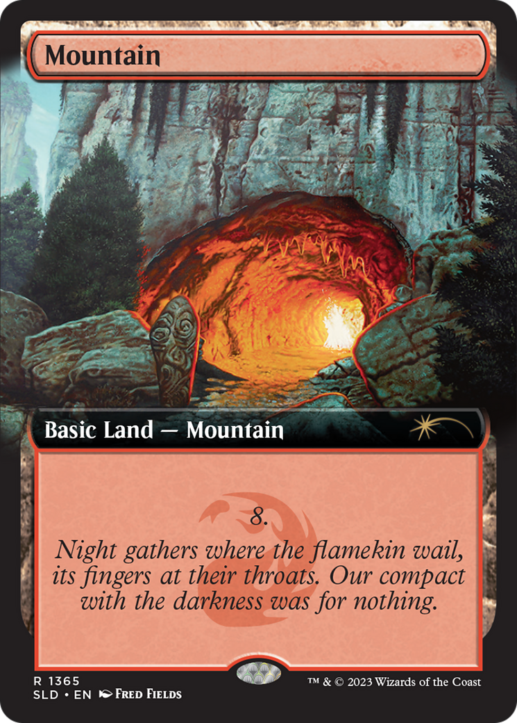 Mountain (SLD-1365) - Secret Lair Drop: (Extended Art) - Game Nerdz