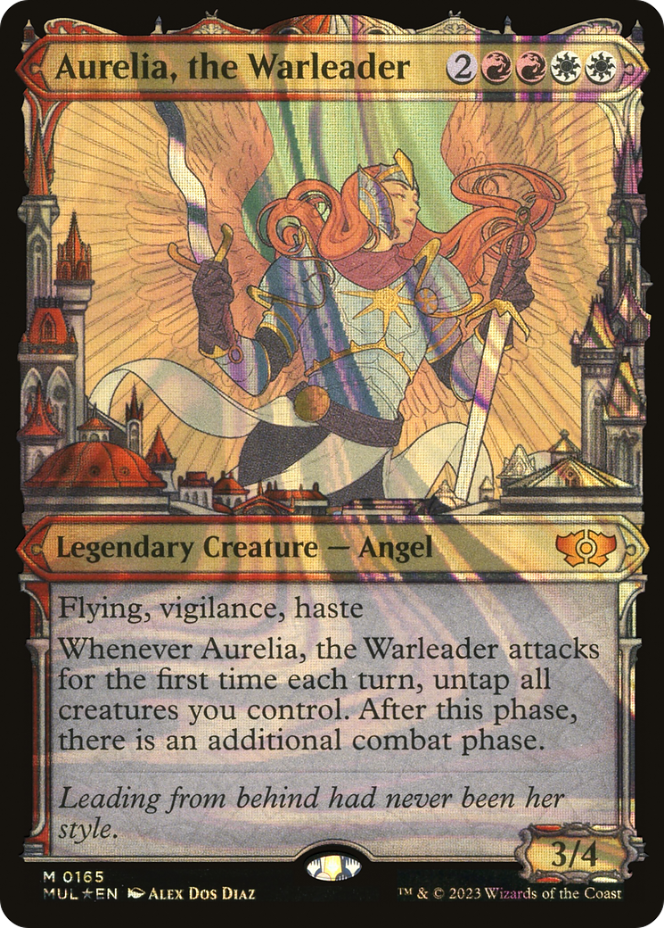 Aurelia, the Warleader (MUL-165) - Multiverse Legends: (Showcase