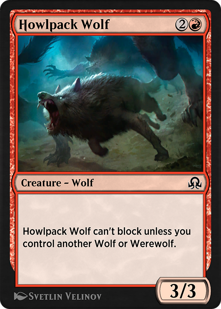 Howlpack Wolf (SIR-162) - Shadows over Innistrad Remastered - Game