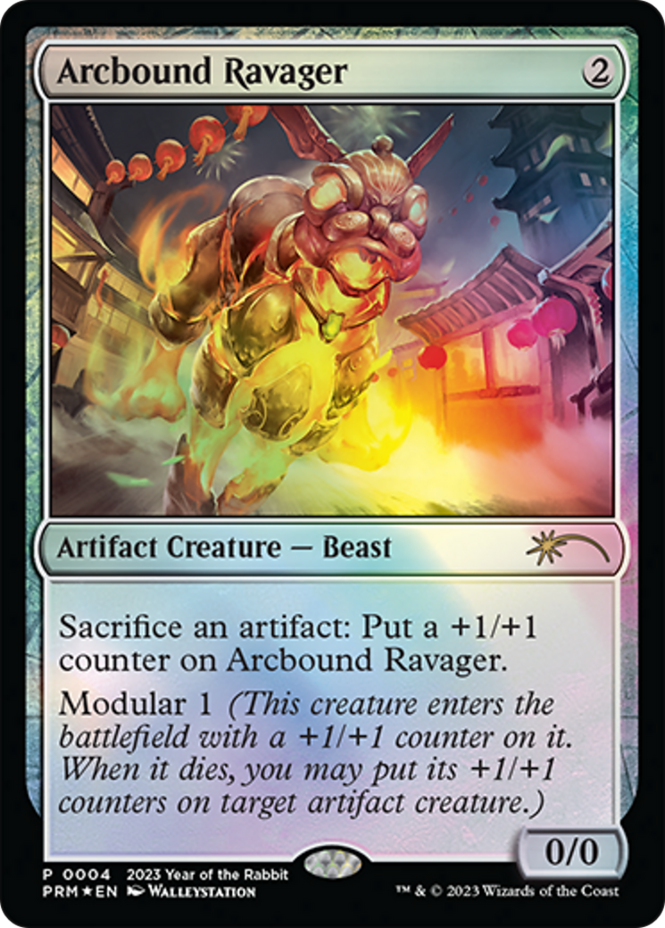Arcbound Ravager (PL23-004) - Year of the Rabbit 2023 Foil - Game