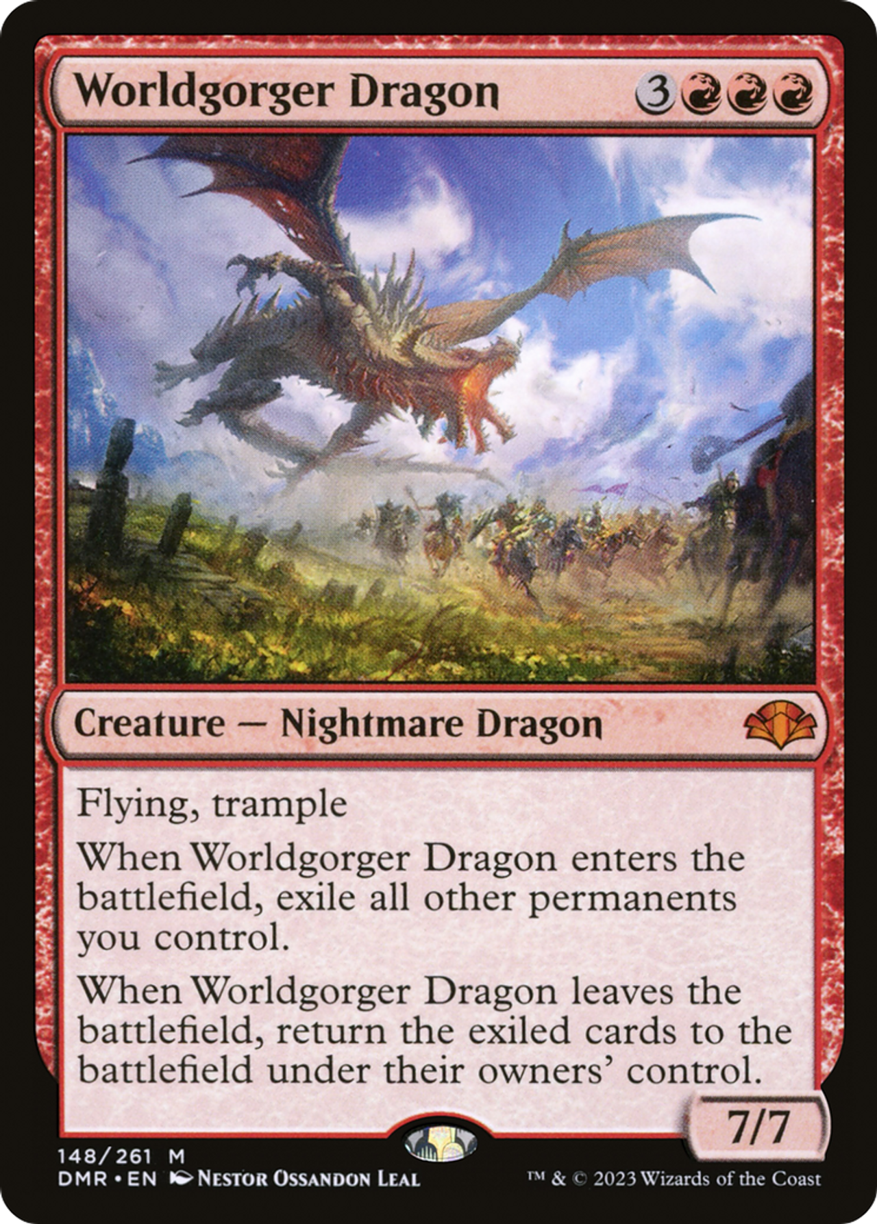 Worldgorger Dragon (DMR-148) - Dominaria Remastered Foil