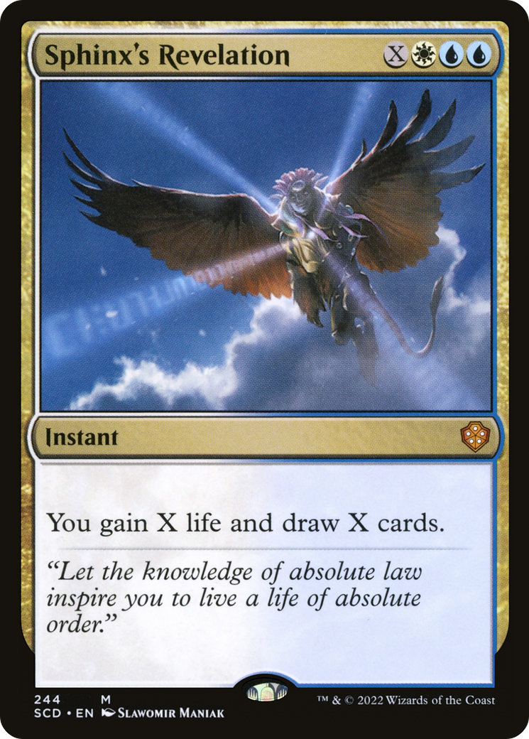 Sphinx's Revelation (SCD-244) - Starter Commander Decks - Game Nerdz